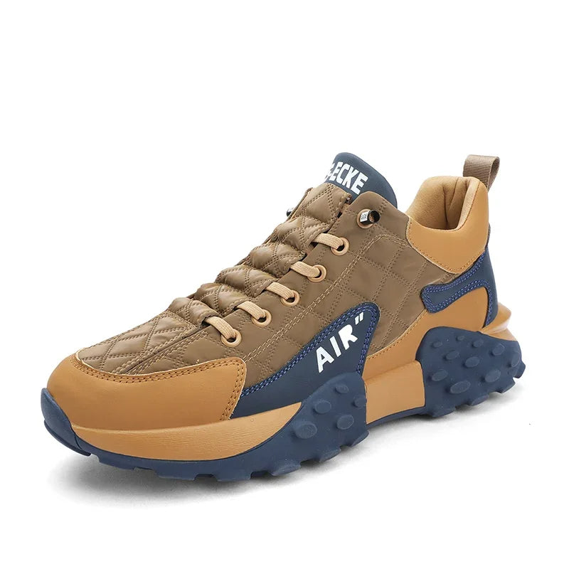 Athletic men's walking shoes, Noah, with supportive air cushion sole for all-day comfort.