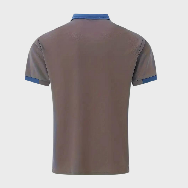 Trendy Leo men's polo, a versatile short sleeve shirt for modern casual and smart-casual fashion.