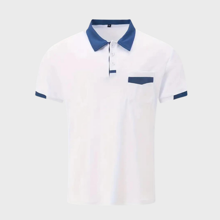 Stylish Leo men's polo, a comfortable, short sleeve top, perfect for smart casual & everyday fashion.