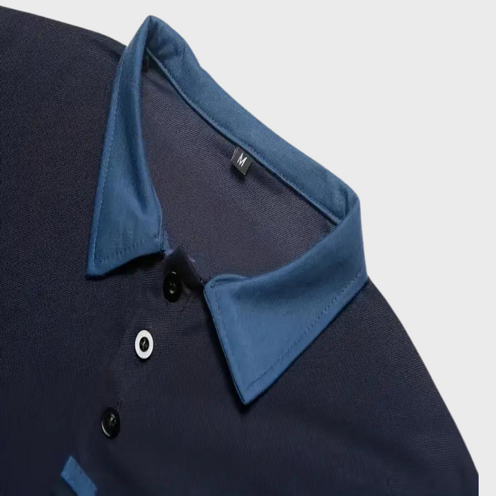 Trendy Leo men's casual polo, comfortable and versatile short sleeve top for modern men's fashion.