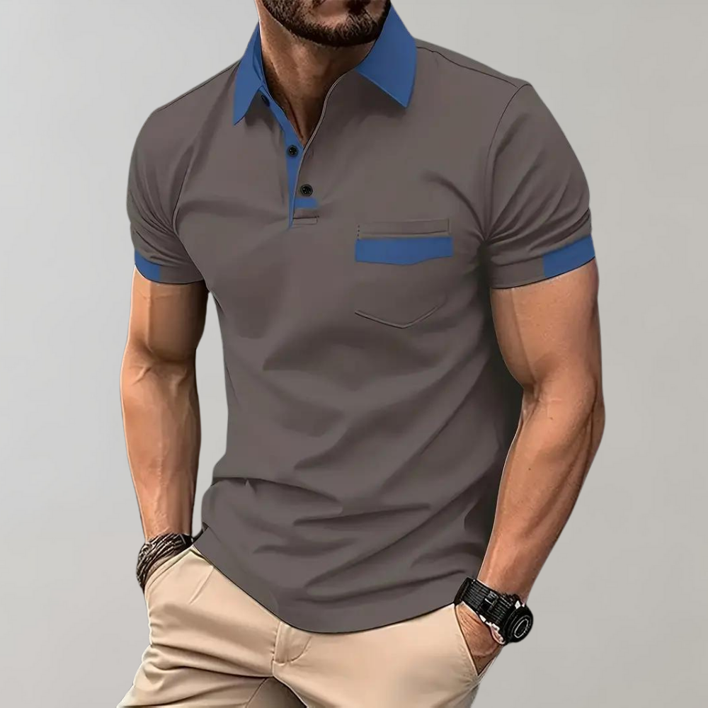 Trendy Leo men's collared polo for smart casual occasions and comfortable everyday style.