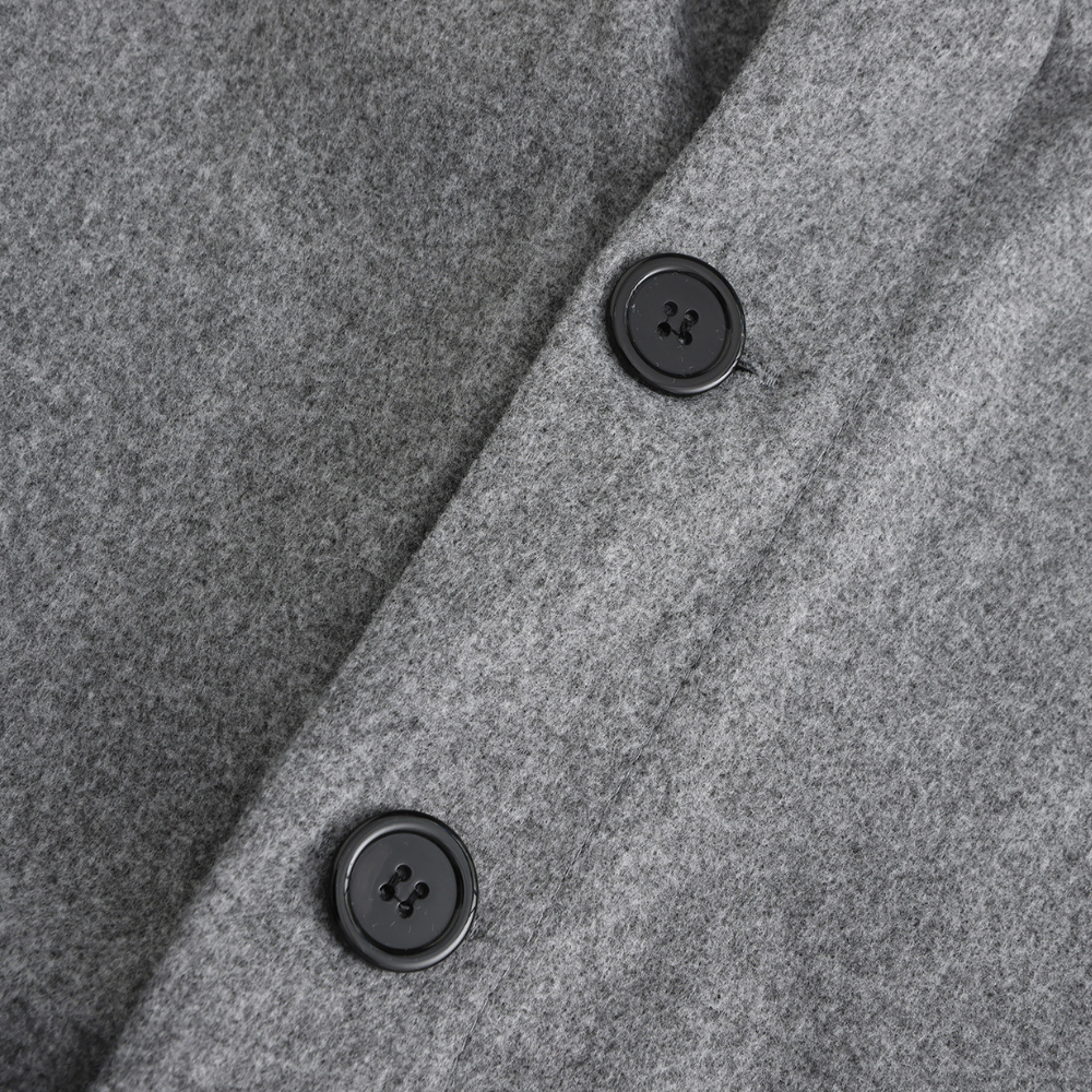 Classic style men's fall & winter coat. Trendy long sleeve jacket for versatile casual & formal wear.