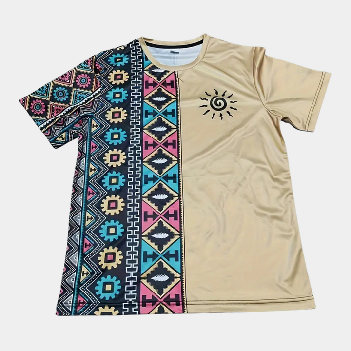 Trendy men's short sleeve crew neck t-shirt. Modern casual wear, comfortable and versatile for everyday fashion.