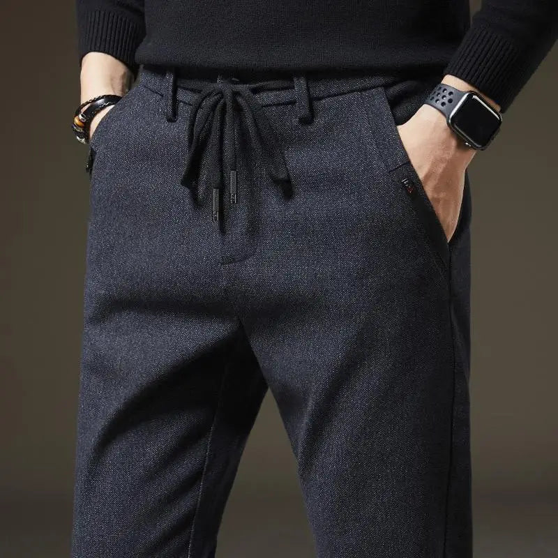 Men's ultimate comfort slim fit pants. Everyday casual style with a modern tailored look for versatile wear.