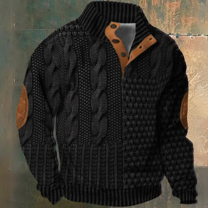 Men's ultimate comfort warm winter sweater, perfect for cozy everyday style.