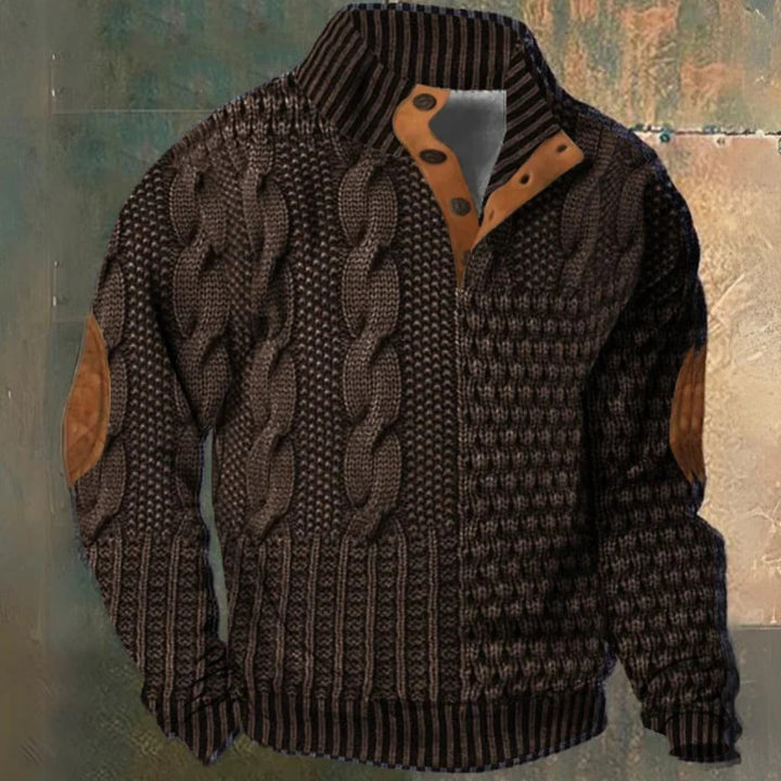 Cozy men's warm winter sweater, designed for ultimate comfort and stylish everyday wear.