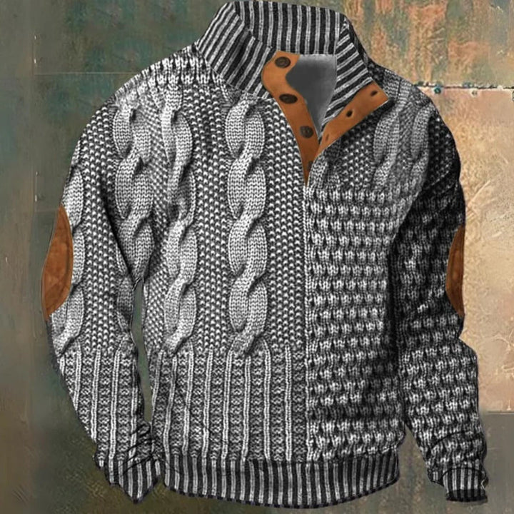 Ultimate comfort men's sweater. Warm winter knit for stylish, casual, and cozy everyday wear.