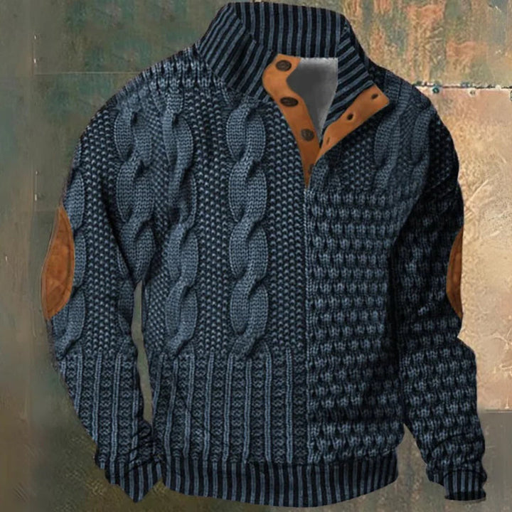 Men's stylish warm winter sweater. Cozy knit for ultimate comfort and casual everyday wear.