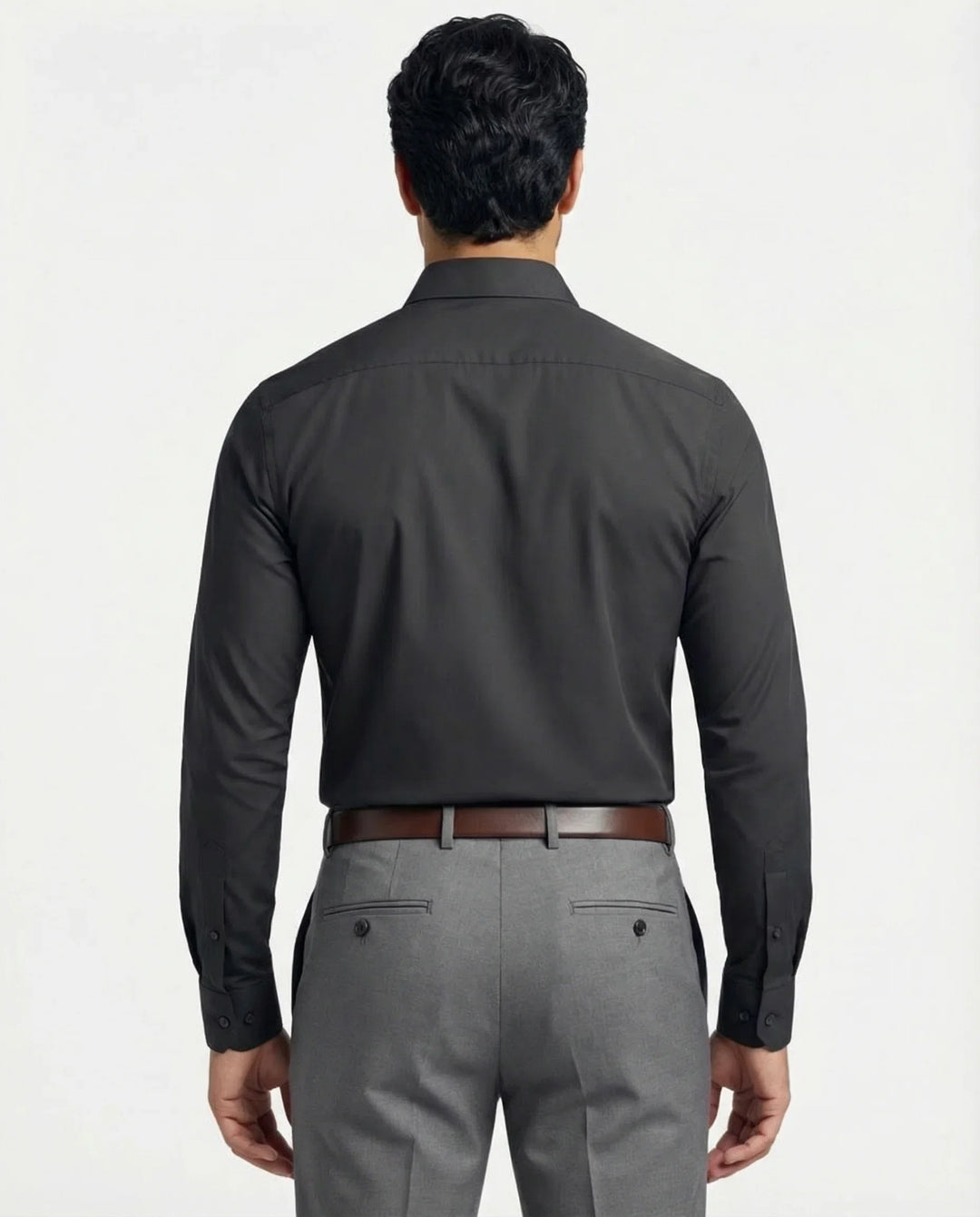 Professional men's apparel: ultimate performance dress shirt for sleek, sharp office attire.