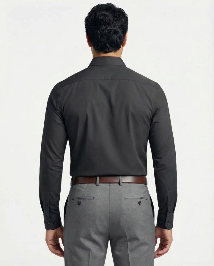 Professional men's apparel: ultimate performance dress shirt for sleek, sharp office attire.