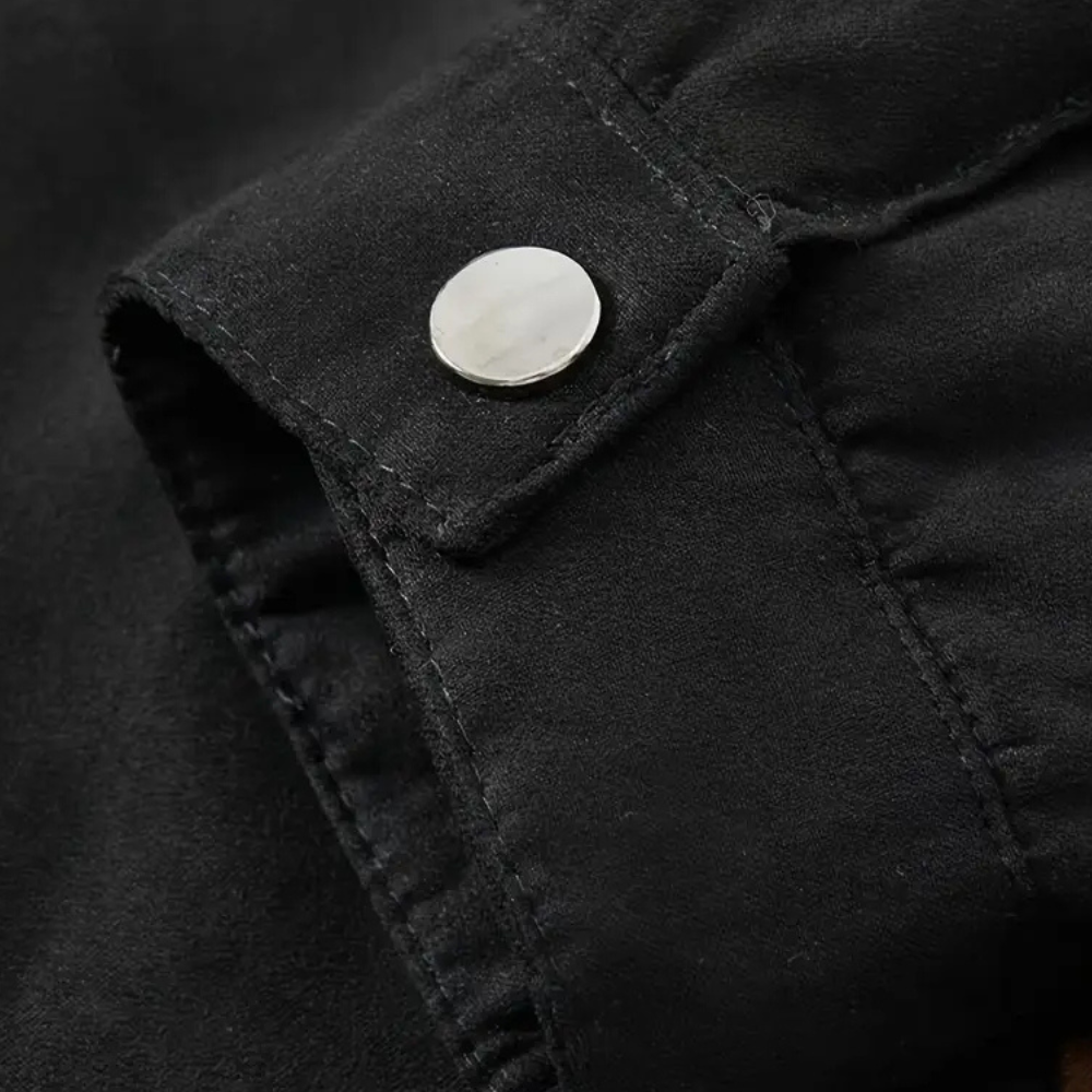 Warm men's insulated winter jacket, designed for ultimate coziness and cold weather style. Durable menswear.