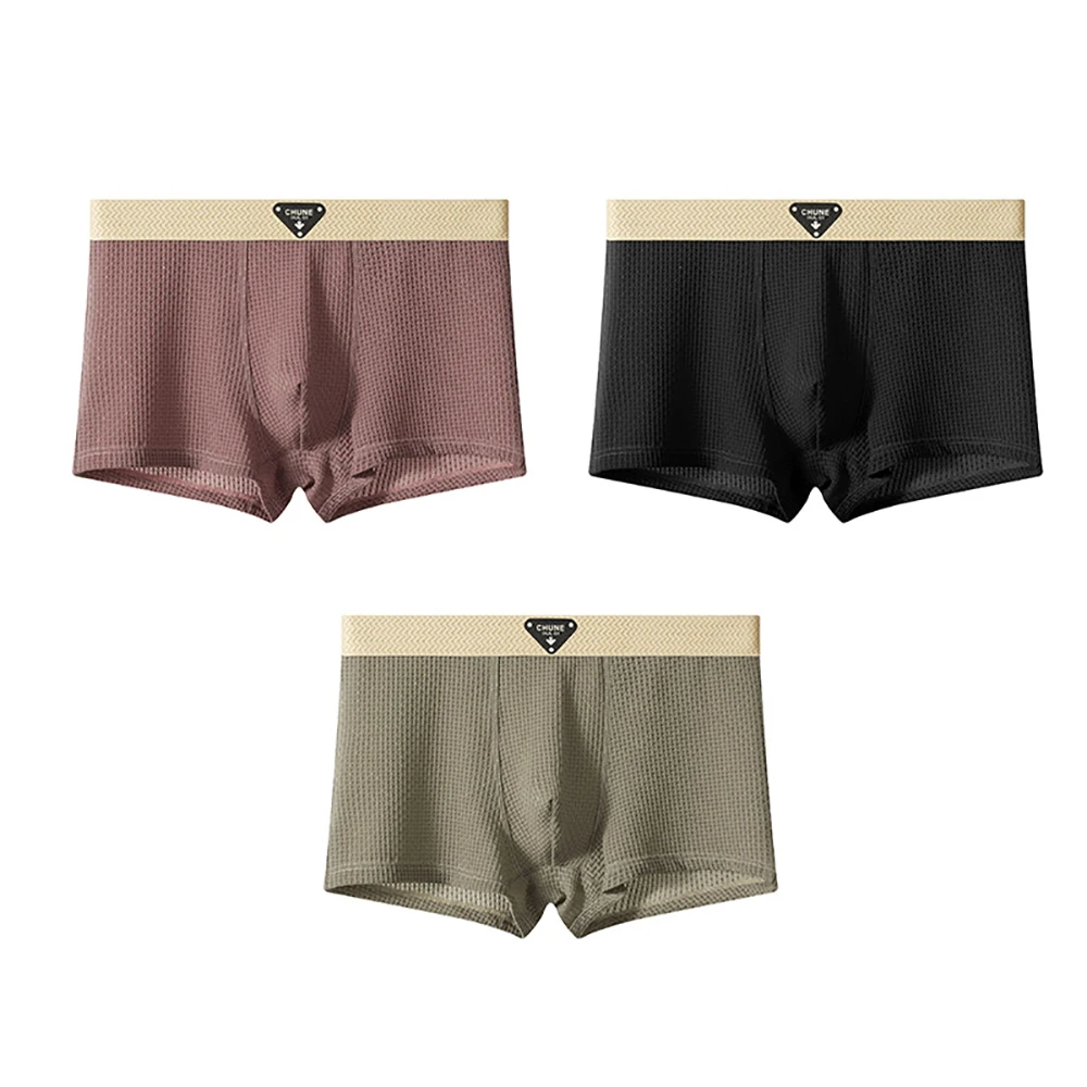 Performance men's boxer briefs, breathable & flexible for active lifestyles, ensuring chafe-free comfort.