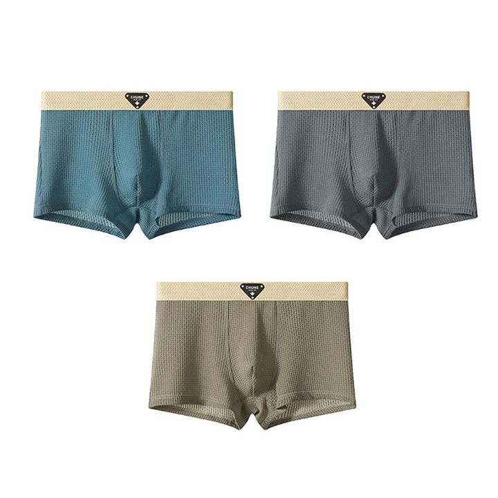 Breathable, soft men's boxer briefs for ultra-comfort, chafe-free performance, and active daily wear.