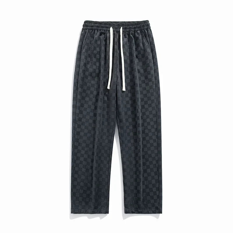 Stylish gray men's relaxed fit loungewear sweatpants, offering ultra-comfort and a modern casual look.