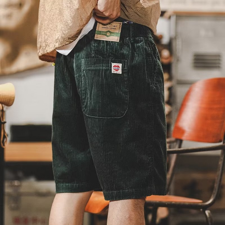Ultra-comfy men's drawstring shorts in a relaxed fit, ideal for casual summer and leisure wear.