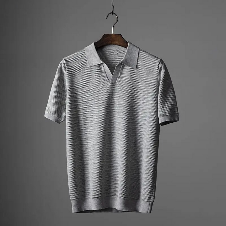 Premium men's short-sleeve polo shirt, incredibly soft and comfortable for daily wear.