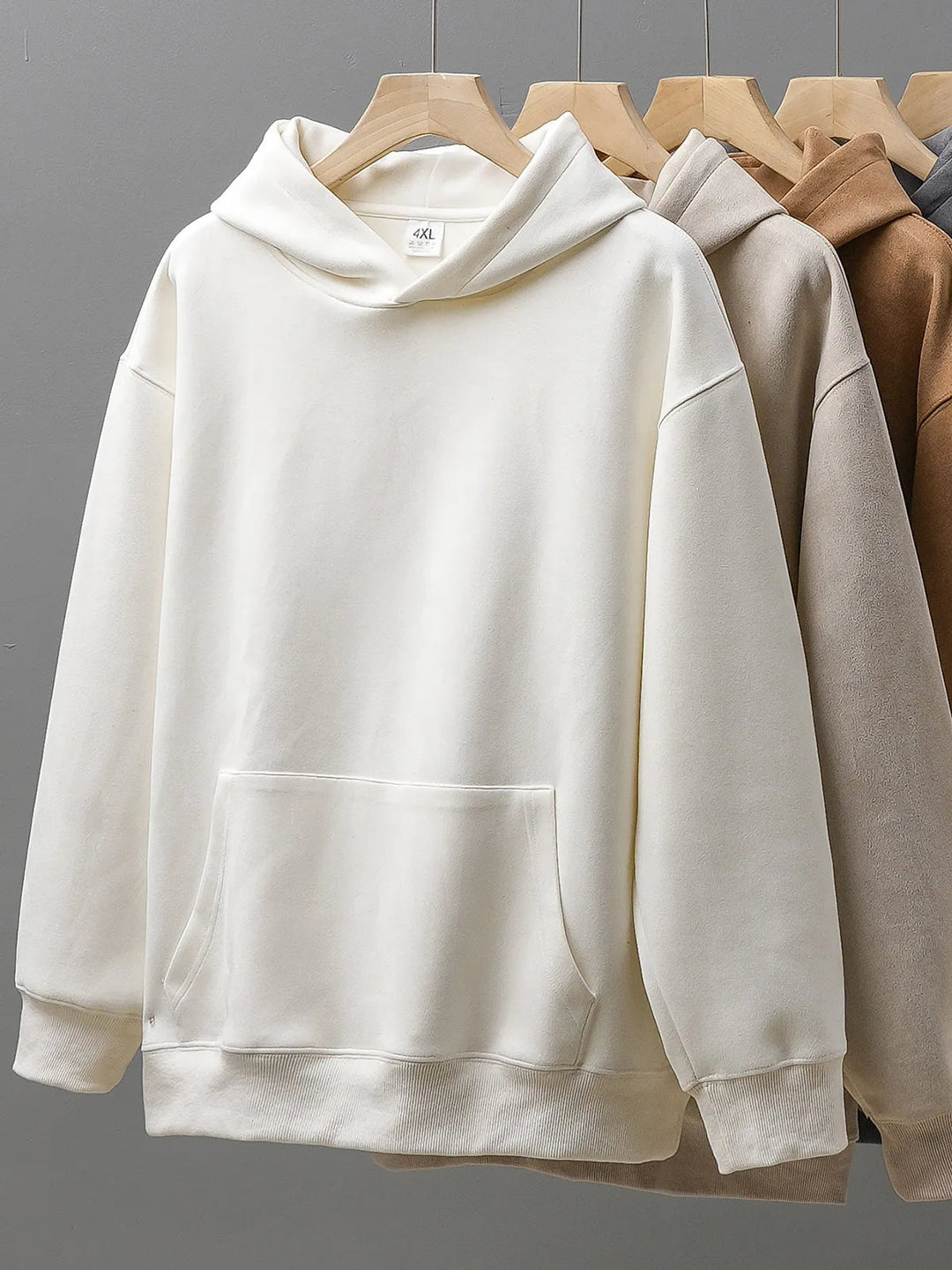 Men's ultra-soft heavyweight pullover hoodie, providing ultimate warmth and cozy comfort.