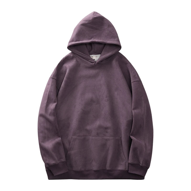 Ultra-soft heavyweight men's pullover hoodie for maximum warmth, comfort, and a stylish relaxed fit.