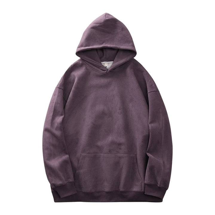 Ultra-soft heavyweight men's pullover hoodie for maximum warmth, comfort, and a stylish relaxed fit.