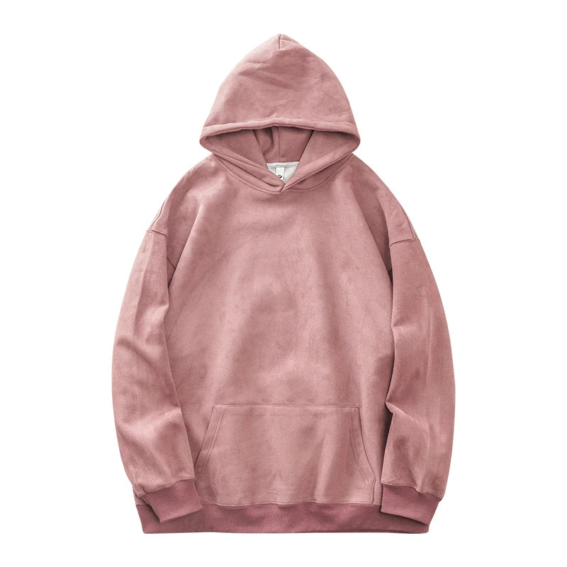 Warm men's ultra-soft heavyweight hoodie, a comfortable pullover essential for ultimate coziness.
