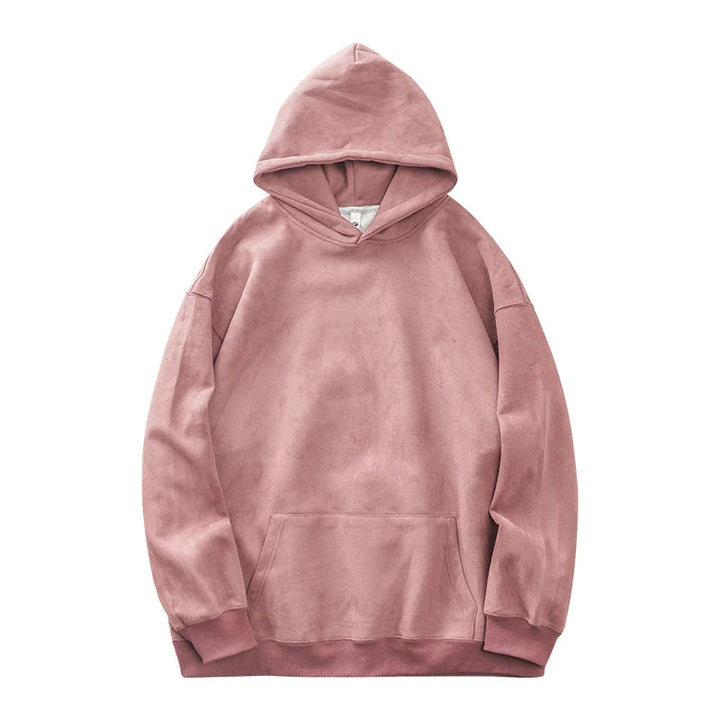 Warm men's ultra-soft heavyweight hoodie, a comfortable pullover essential for ultimate coziness.