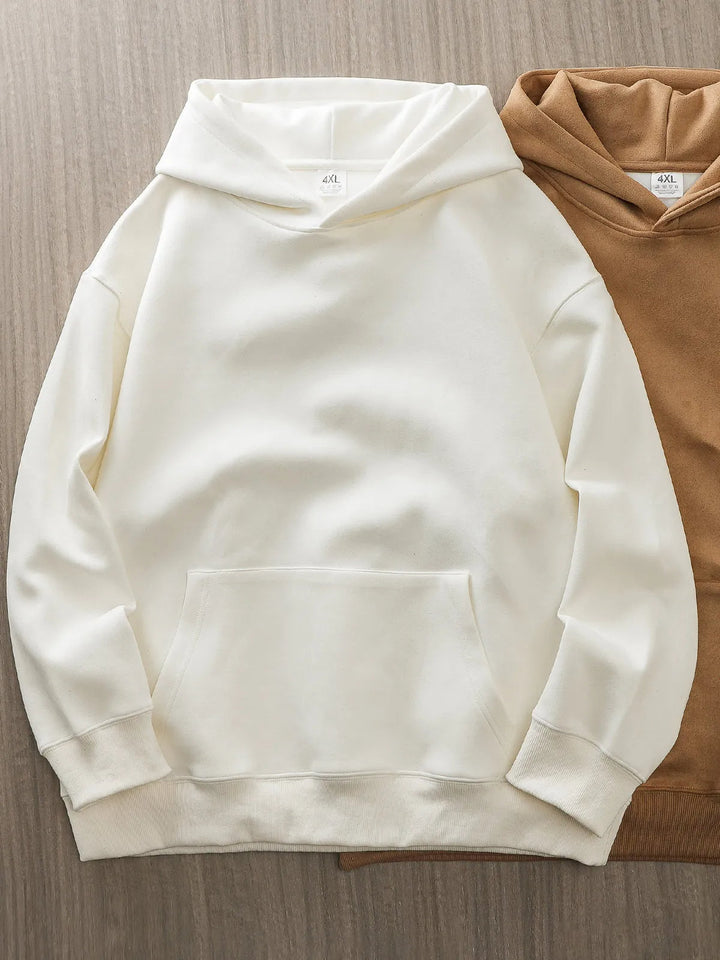 Men's relaxed fit heavyweight pullover hoodie, ultra-soft and warm, great for everyday casual comfort.