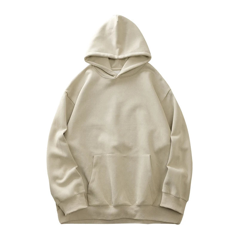 Ultra-soft men's heavyweight hoodie, offering ultimate warmth and a comfortable, casual style.