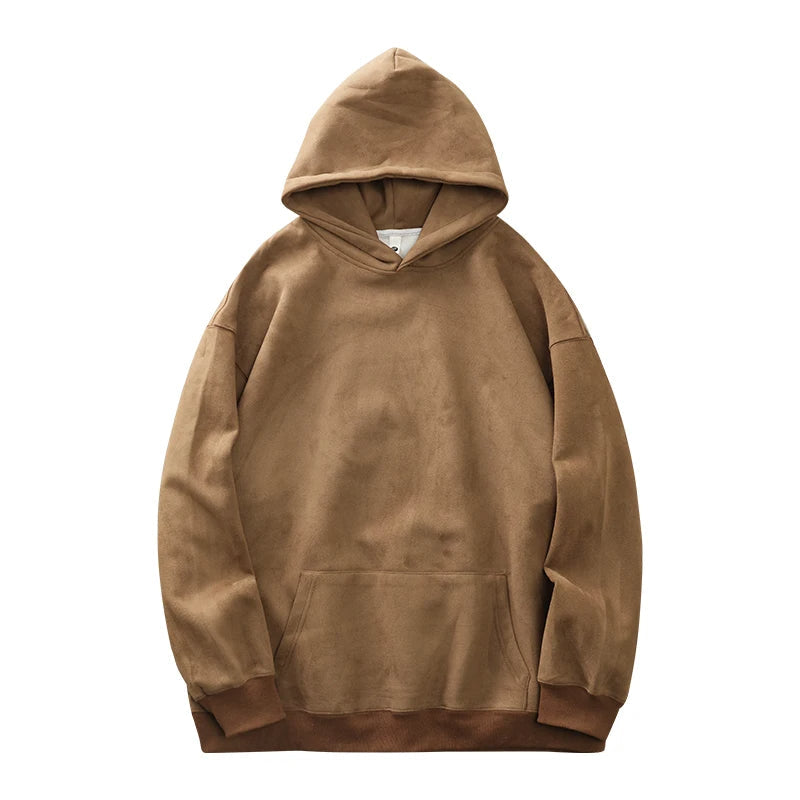 Durable men's heavyweight hoodie, ultra-soft interior, designed for warmth and long-lasting comfort.