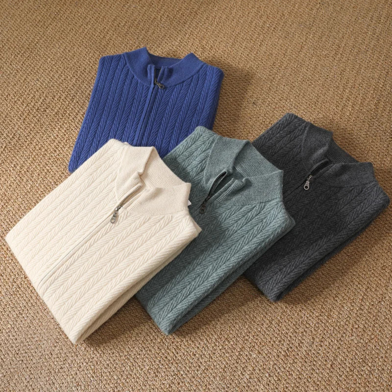 Comfortable & warm men's pullover sweater. Ultra-soft knit, perfect for cozy everyday winter wear.