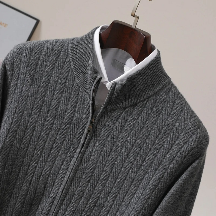 Men's cozy winter sweater, soft knit pullover for comfortable & chic everyday style.