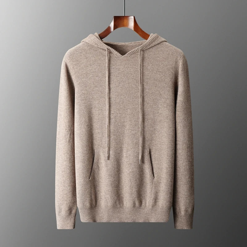 Men's ultra-soft pullover hoodie, Vienna Collection. Comfortable everyday casual wear for warmth.