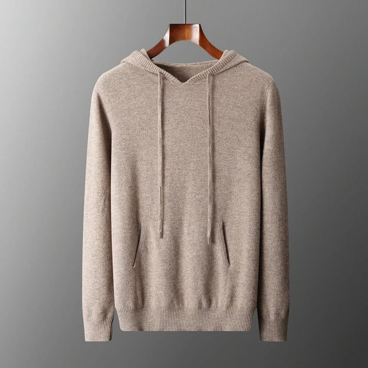 Men's ultra-soft pullover hoodie, Vienna Collection. Comfortable everyday casual wear for warmth.