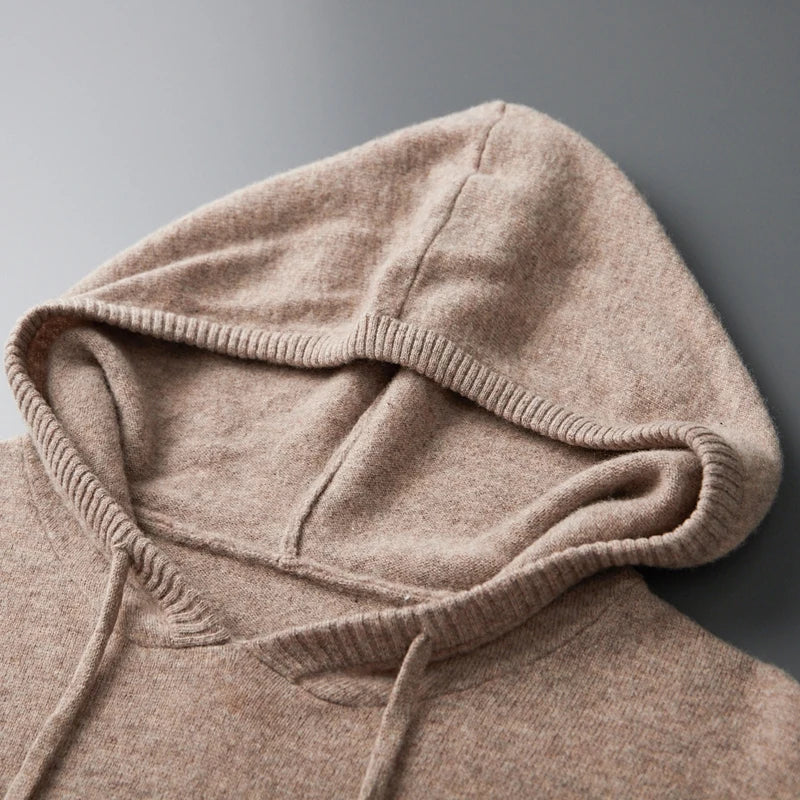 Stylish men's ultra-soft pullover hoodie. Vienna Collection for comfortable layering & loungewear.