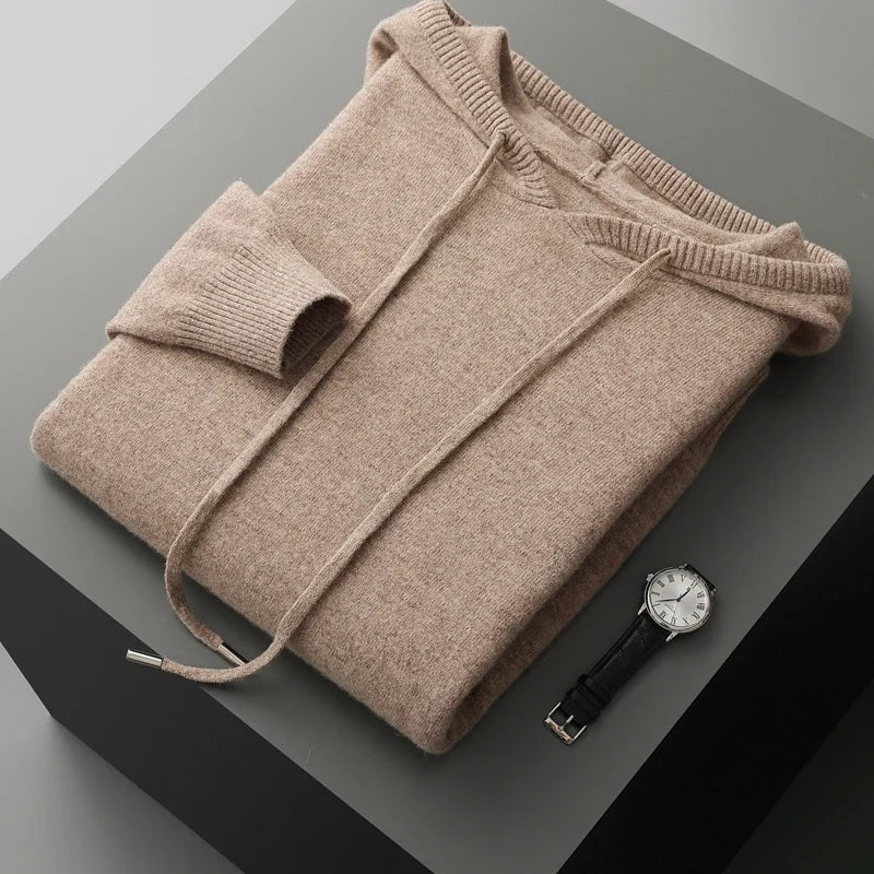 Versatile men's ultra-soft pullover hoodie. Vienna Collection for casual wear, everyday comfort & warmth.