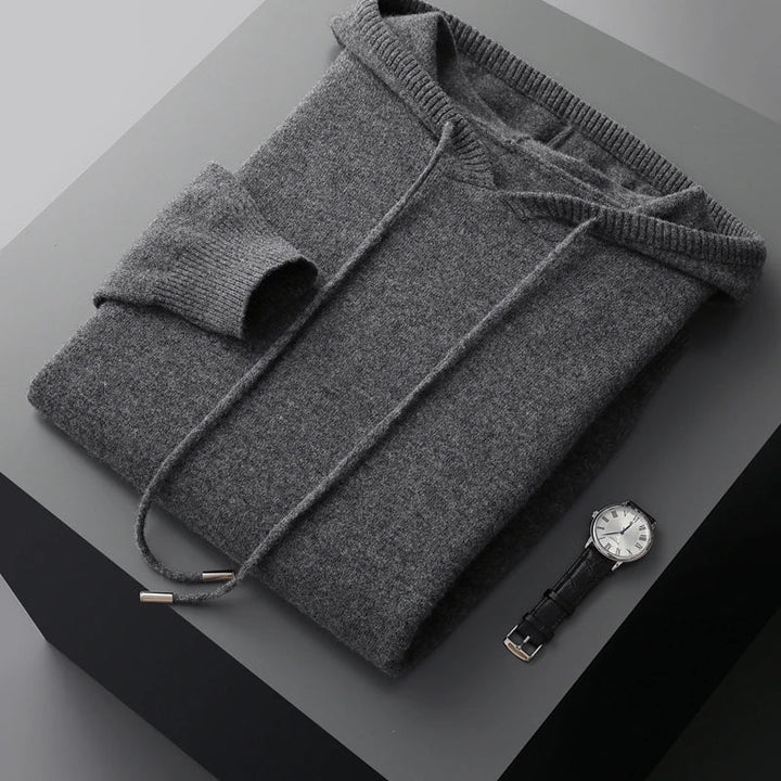 Soft men's pullover hoodie, Vienna Collection. Experience ultimate comfort, warmth & casual style.