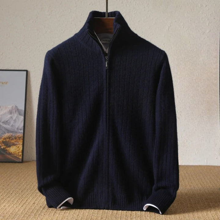 Cozy men's pullover sweater, ultra-soft and warm, a supreme comfort layer for everyday winter style.