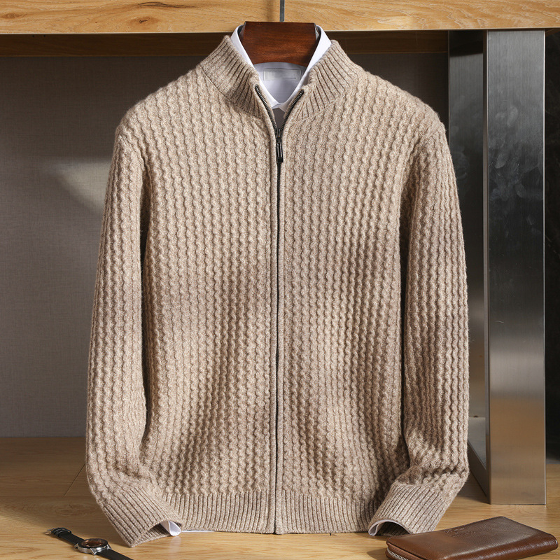 Casual men's ultra-soft pullover sweater styled for versatile everyday comfort during fall and winter.
