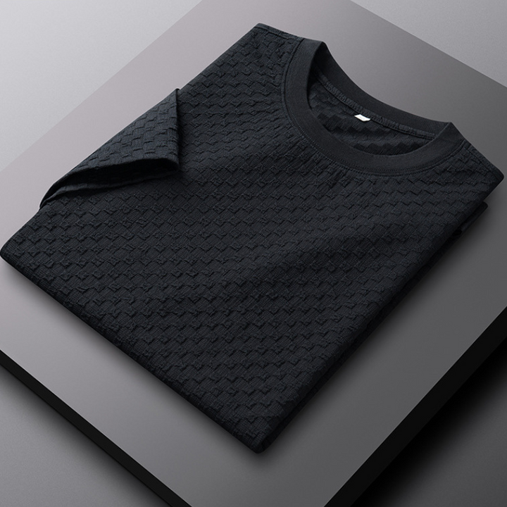 High-quality men's ultra-soft relaxed capri comfort set. Essential two-piece home wear for ultimate coziness.