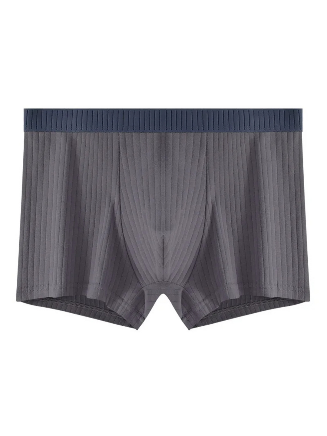 Moisture-wicking men's ribbed boxer briefs, 6-pack of ultra-soft everyday underwear.