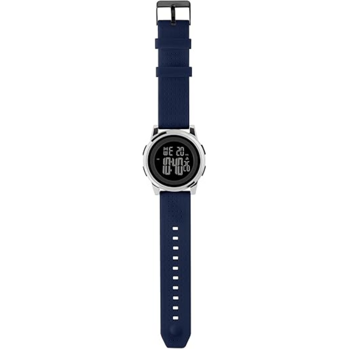 Collection of men's digital sports watches, highlighting different strap options and the ultra-thin design.