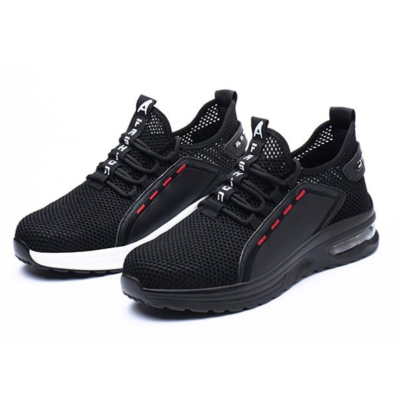 Essential men's protective footwear: ultralight steel toe safety work shoes for hazardous jobs.