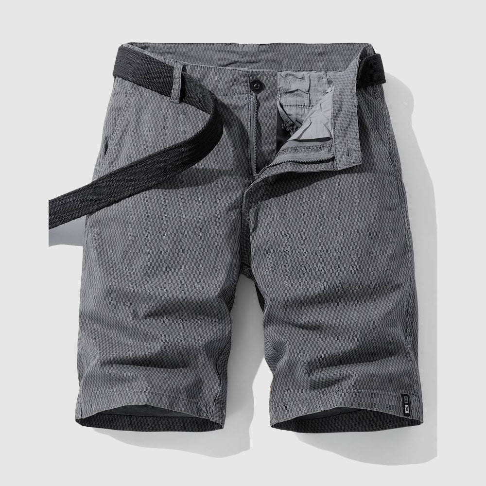 Men's relaxed fit urban shorts, ideal for comfortable everyday summer wear. Versatile casual style, men's apparel.