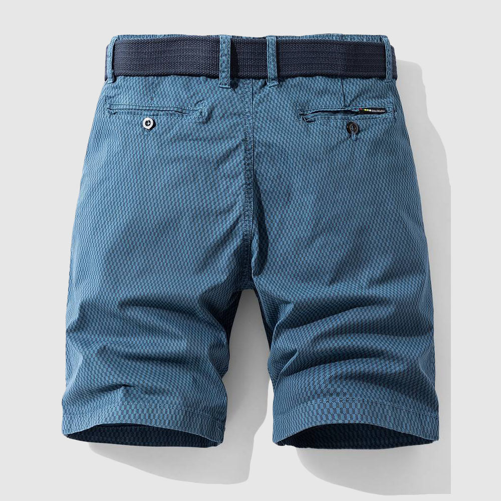 Versatile men's urban shorts, relaxed fit with elastic waist for comfortable everyday summer adventures. Men's apparel.