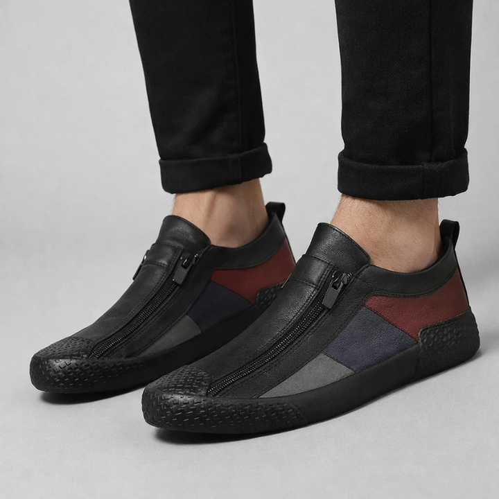 Modern athletic shoes: Men's comfort sneakers with cushioned support, ideal for urban exploring.