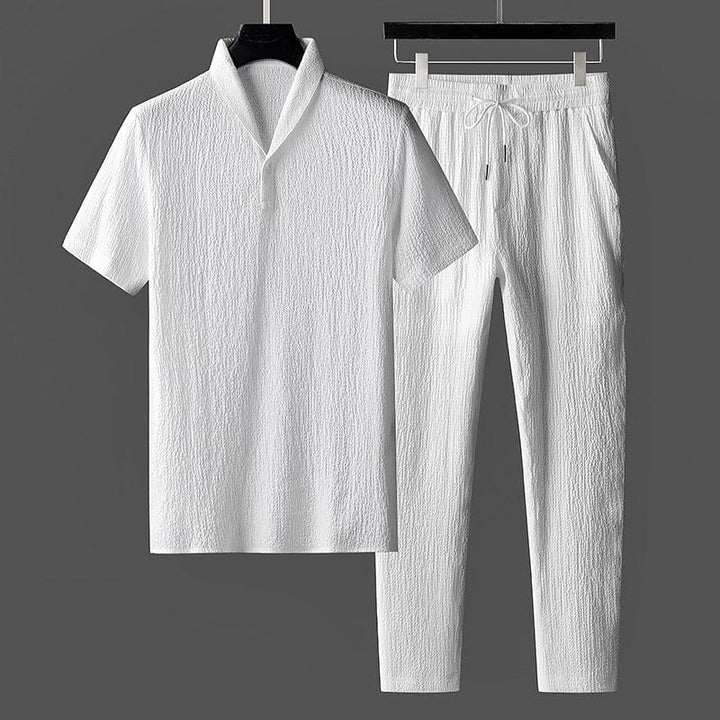 Men's Urban Essential Comfort Top & Trouser Set. Ideal for casual wear, lounging & leisure.