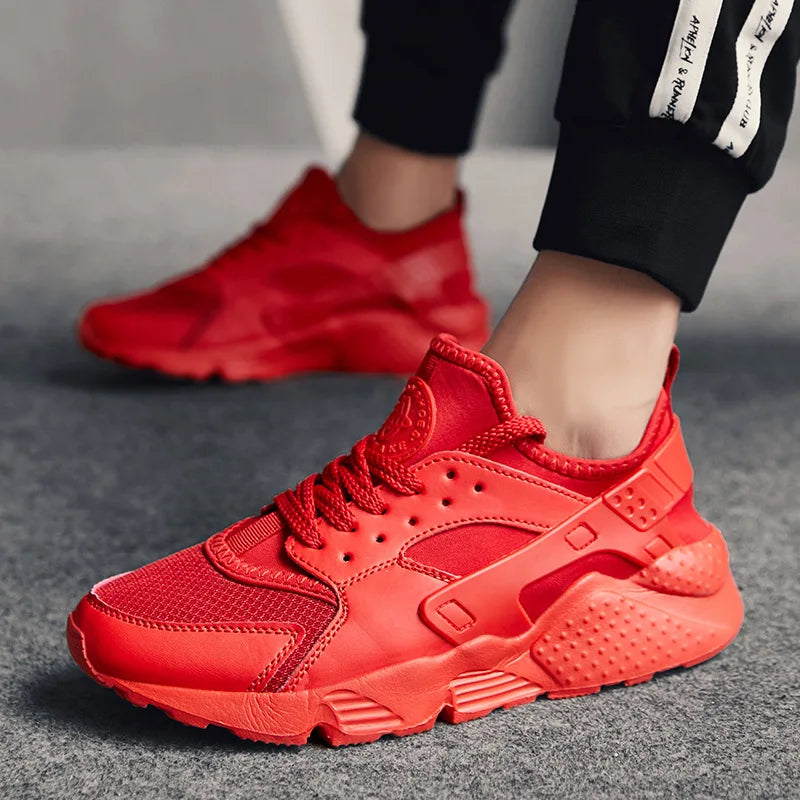 Durable men's street sneakers, built for longevity with a strong traction sole for urban environments.