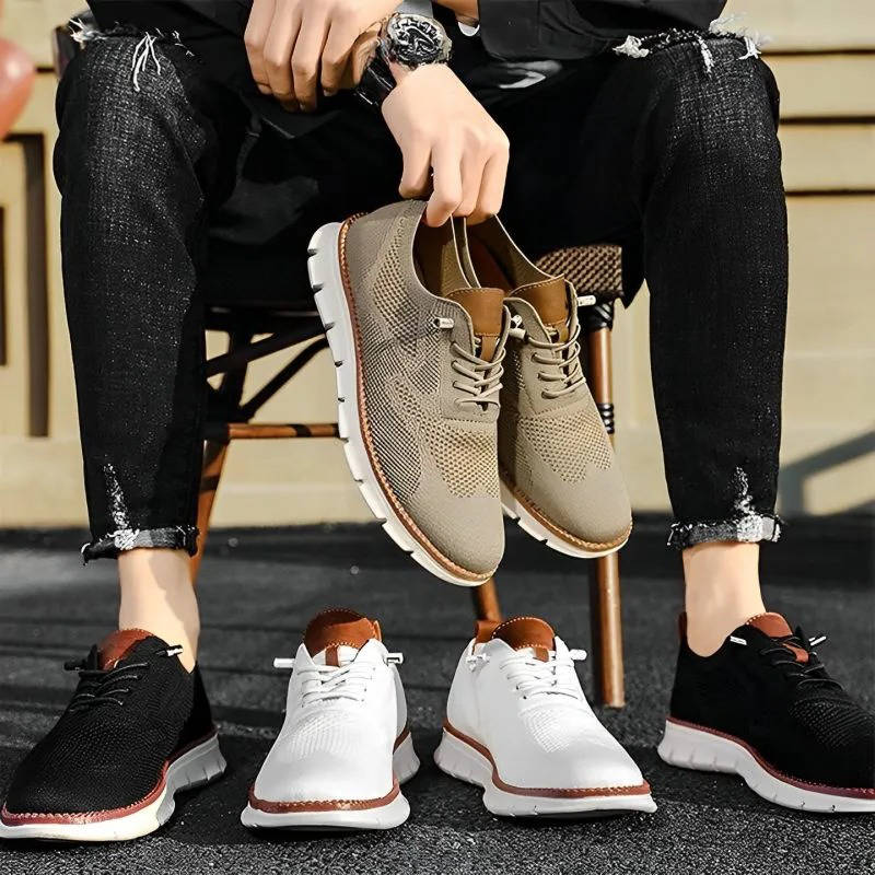 Ultra comfortable men's urban shoes, designed for all-day wear with odor control.