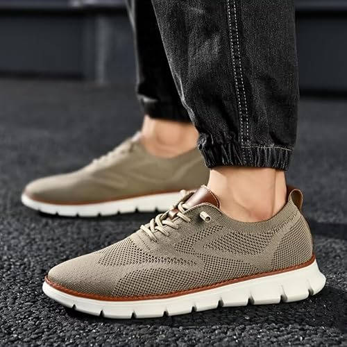 Lightweight breathable men's shoes with orthopedic comfort for daily use.