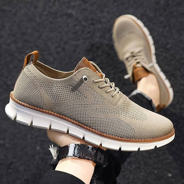 Everyday urban men's footwear, comfortable and stylish for active city life.