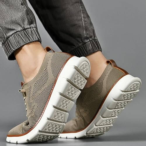 Comfortable slip-on men's shoes for work or casual outings, odor control.